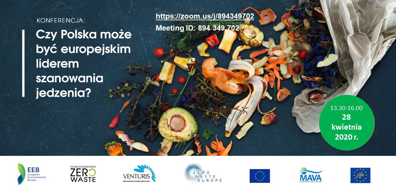 28.04.2020: integracja środowiska food waste w Polsce – webinarium!