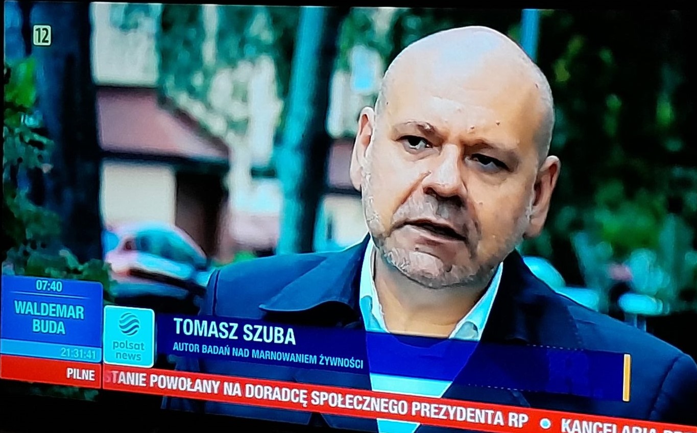 Polsat News 4.10.2022 program o (nie)marnowaniu jedzenia w Polsce z naszym udziałem!